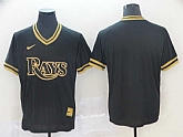 Rays Blank Black Gold Nike Cooperstown Collection Legend V Neck Jersey,baseball caps,new era cap wholesale,wholesale hats